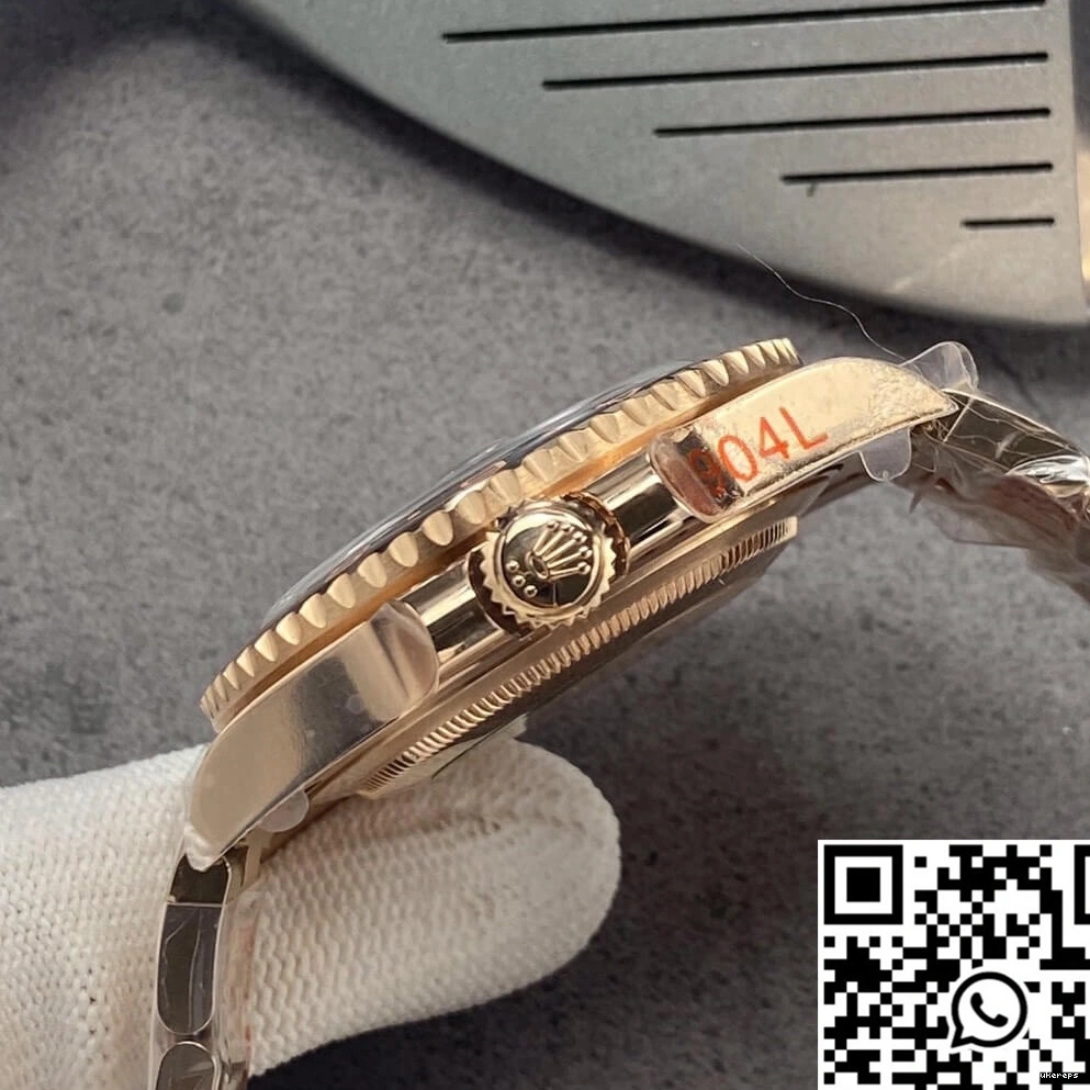 Master GM Factory Black Rolex 126715CHNR-0001 Dial II GMT Gold Rose 0427